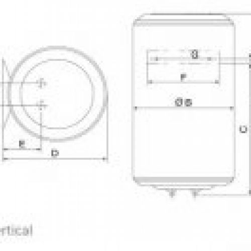 termo electrico cabel plus   dimensiones