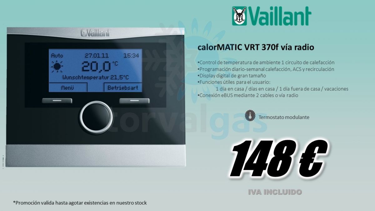 Termostato modulante CalorMATIC 350f